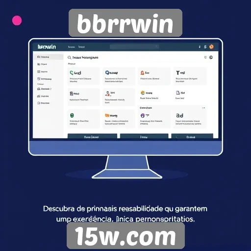 Recursos de usabilidade do site bbrrwin em destaque